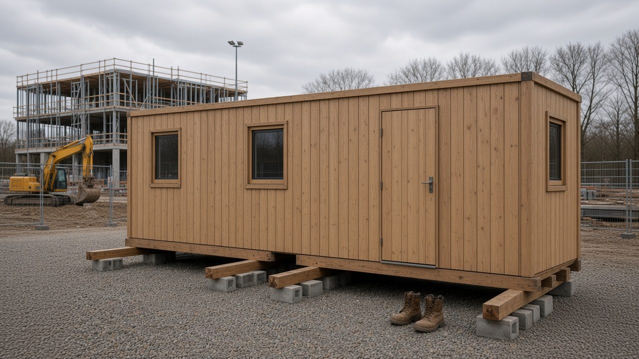 Crew-unit huren voor bouwploeg (impressie)