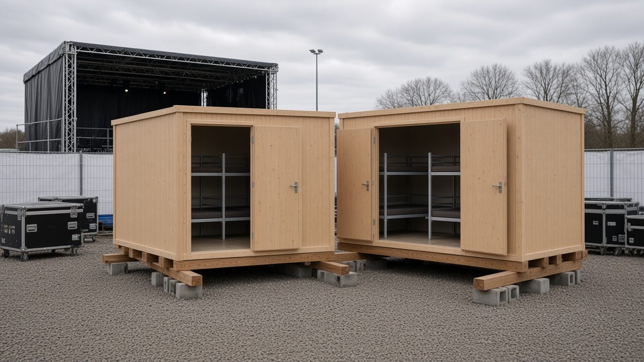 Crew-unit huren voor evenement (impressie)