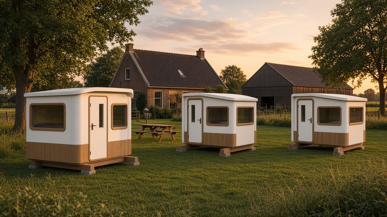 Slaappod huren voor camping of B&B (impressie)